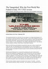 Research paper thumbnail of Review of Robert Gewarths The Vanquished Why the First World War Failed to End