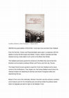 Research paper thumbnail of Review of Stephen Sanford's Neither Unionist nor Nationalist - The 10th (Irish) Division in the Great War