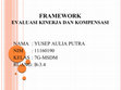 Research paper thumbnail of Evaluasi Kinerja Dan Kompensasi Yusep Aulia Putra 11160190