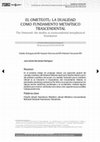 Research paper thumbnail of El Ometeotl: la dualidad como fundamento metafísico trascendental