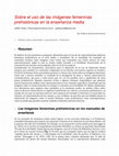 Research paper thumbnail of Sobre el uso de las imágenes femeninas prehistóricas en la enseñanza media