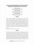 Research paper thumbnail of Konstruksi Model Manajemen Mutu Syariah Dalam Pengelolaan Zakat di Baznas Provinsi Jambi