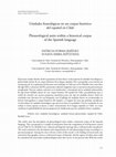 Research paper thumbnail of Unidades fraseológicas en un corpus histórico del español de Chile