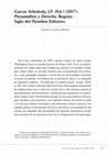 Research paper thumbnail of García Arboleda, J.F. (Ed.) (2017). Psicoanálisis y Derecho. Bogotá: Siglo del Hombre Editores