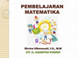 Research paper thumbnail of .PEMBELAJARAN MATEMATIKA