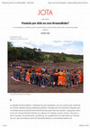 Research paper thumbnail of Punição por dolo no caso Brumadinho?