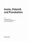 Research paper thumbnail of »Ich hân ouch mennischlîchen list«. Ironie in den Trevrizent-Szenen – dramatisch oder ›sokratisch‹? In: Cora Dietl, Christoph Schanze, Friedrich Wolfzettel (Hrsg.), Ironie, Polemik und Provokation im Artusroman, SIA 10 (Berlin/Boston 2014), 69-80. 