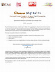 Research paper thumbnail of Cfp: CICERO DIGITALIS. Cicero and Roman Thought in the Age of Digital Humanities: Projects and Methods.  International conference, Turin-Vercelli (19-20 October 2020)