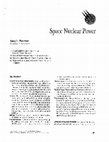 Research paper thumbnail of Space Nuclear Power (2002 Ency).PDF