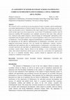 Research paper thumbnail of AN ASSESSMENT OF SENIOR SECONDARY SCHOOLS MATHEMATICS CURRICULUM IMPLEMENTATION IN FEDERAL CAPITAL TERRITORY ABUJA NIGERIA