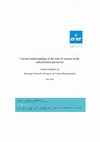 Research paper thumbnail of Current understanding of the role of women in the radicalisation processes Analytical Report by European Network of Experts on Violent Radicalisation