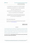 Research paper thumbnail of A ESSENCIALIDADE DO ICMS SOBRE ENERGIA ELÉTRICA E O INCIDENTE DE DECLARAÇÃO DE INCONSTITUCIONALIDADE N. 174723- 7/2001 DO ESTADO DO PARANÁ