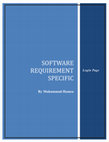 Research paper thumbnail of SOFTWARE REQUIREMENT SPECIFIC for Login page link with database