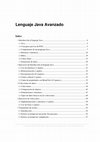 Research paper thumbnail of Lenguaje Java Avanzado Índice