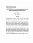 Research paper thumbnail of Analisis Kebijakan European Commission Dalam Pemberian Bea Masuk Anti- Dumping Kepada Produk Biodiesel Indonesia Di Uni Eropa