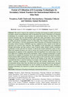 Research paper thumbnail of Extent of Utilization of E-Learning Technologies by Secondary School Teachers for Instructional Delivery in Abia State