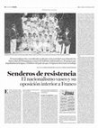 Research paper thumbnail of Senderos de Resistencia. El nacionalismo vasco y su oposición interior a Franco