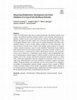 Research paper thumbnail of Measuring Neoliberalism: Development and Initial Validation of a Scale of Anti-Neoliberal Attitudes