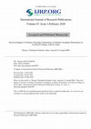 Research paper thumbnail of Perceived Impact of Teachers Teaching Commitment on Students Academic Performance in Technical Colleges in Rivers State