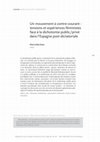 Research paper thumbnail of Un mouvement à contre-courant : tensions et expériences féministes face à la dichotomie public/privé dans l’Espagne post-dictatoriale / A counter-current movement: tensions and feminist experiences regarding the public/private dichotomy in post-dictatorial Spain