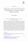 Research paper thumbnail of "Kicking the Can Down the Road" Deferring Fiscal Adjustment as a Premise for Italian Budgetary Populism