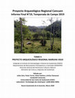 Research paper thumbnail of Proyecto Arqueológico Regional Cancuen Informe Final N°19, Temporada de Campo 2019 TOMO II PROYECTO ARQUEOLÓGICO REGIONAL RAXRUHA VIEJO