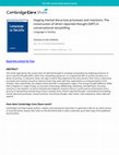 Research paper thumbnail of Staging mental discursive processes and reactions: The construction of direct reported thought (DRT) in conversational storytelling