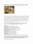 Research paper thumbnail of Brill Encyclopedia of Early Christianity Online