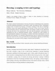 Research paper thumbnail of Doxxing: a scoping review and typology