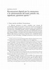 Research paper thumbnail of Ricostruzioni digitali per la conoscenza e la valorizzazione dei teatri antichi: usi, significati, questioni aperte