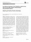 Research paper thumbnail of Late Holocene hydrology of Lake Maharlou, southwest Iran, inferred from high-resolution sedimentological and geochemical analyses