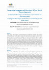 Research paper thumbnail of Integrating Language and Literature: A Text World Theory Approach