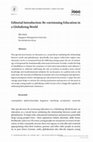 Research paper thumbnail of Editorial Introduction: Re-envisioning Education in a Globalizing World