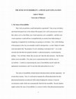 Research paper thumbnail of The Sense Of Incredibility: A Physicalist Explanation