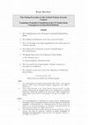 Research paper thumbnail of The Voting Procedure in the United Nations Security Council: Examining a Normative Contradiction in the UN Charter and its Consequences on International Relations