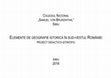 Research paper thumbnail of COLEGIUL NAŢIONAL "SAMUEL VON BRUKENTHAL" SIBIU ELEMENTE DE GEOGRAFIE ISTORICĂ ÎN SUD-VESTUL ROMÂNIEI