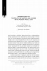 Research paper thumbnail of Hanssen ARAB NATIONALISM THE POLITICS