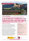 Research paper thumbnail of Tercer Seminario del PNAD: Las órdenes militares y la organización del territorio