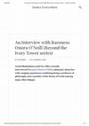 Research paper thumbnail of An Interview with Baroness Onora O'Neill (Beyond the Ivory Tower series)