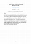 Research paper thumbnail of Colloidal sociology: solidity, fluidity, mediality