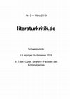 Research paper thumbnail of Lebendige Bücher. Rezension zu: Codex und Material. Wolfenbütteler Mittelalter-Studien 34. Patrizia Carmassi/Gia Toussaint  (Hg.). (Wiesbaden 2018), Literaturkritik.de, Online-Ausgabe 03-2019.