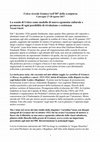 Research paper thumbnail of La scuola di Ustica come modello di nuova egemonia culturale e premessa di ogni possibilità di rivoluzione e resistenza - contributo di Noemi Ghetti