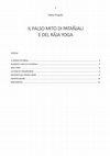 Research paper thumbnail of IL FALSO MITO DI PATAÑJALI E DEL RĀJA YOGA