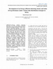 Research paper thumbnail of Development of an Energy-efficient clustering scheme and study of its performance under various node distribution strategies in WSNs