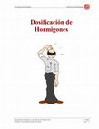 Research paper thumbnail of Dosificación de Hormigones