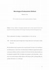 Research paper thumbnail of (forth.), "Mereological Endurantism Defined", Inquiry