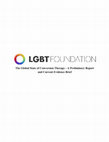 Research paper thumbnail of The Global State of Conversion Therapy -- A Preliminary Report and Current Evidence Brief