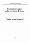 Research paper thumbnail of Capitolo VI - La gestione del progetto Carta Archeologica della Provincia di Siena