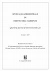 Research paper thumbnail of Il programma della FAO sui "Globally Important Agricultural Heritage Systems" (GIAHS) e la sua rilevanza per il diritto dell'ambiente