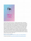 Research paper thumbnail of Film (a novel)